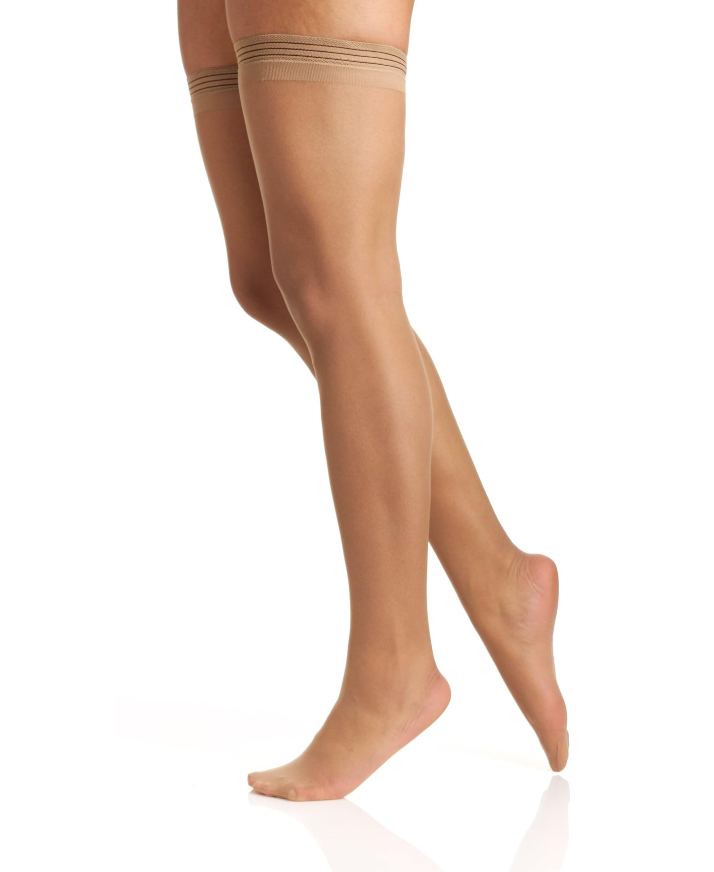 Women's All Day Sheer Thigh High With Invisible Toe
