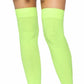 Women's Solid Hue Thigh Highs