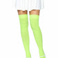 Women's Solid Hue Thigh Highs