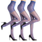 3 Pairs Women's Sheer Tights - 20D Control Top Pantyhose with Reinforced Toes