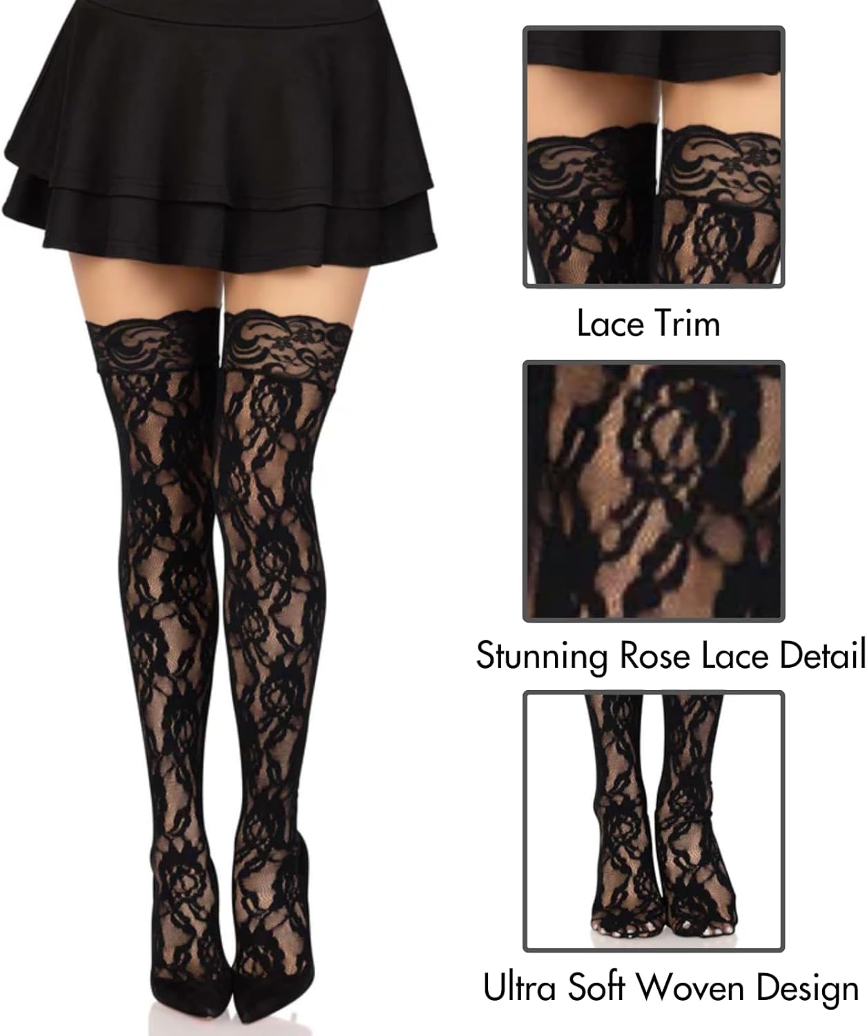 Women's Hosiery Lace Thigh Highs