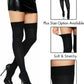 Women's Solid Hue Thigh Highs