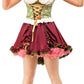 2 Pairs Thigh High Fishnet Stockings Lace Bow Suspenders Hold up Halloween Stockings for Women