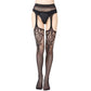 High Waist Fishnet Tights, Thigh High Suspender Stockings