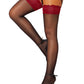 Women's Lace Top Thigh High Sheer Stockings Antiskid Silicone Ultra Shimmery Pantyhose