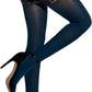 Women's Opaque Thigh High Stockings | Ultra Soft Dual Silicone Lace Top Stay Ups