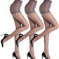 3 Pairs Women's Sheer Tights - 20D Control Top Pantyhose with Reinforced Toes