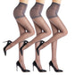 3 Pairs Women's Sheer Tights - 20D Control Top Pantyhose with Reinforced Toes