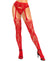 Women's Fishnet Stockings - Sexy Thigh-High Lace Garter Belt Pantyhose, Perfect for Party and Halloween Wear