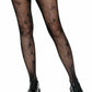 Women's Plus Size Fishnets, Stretchy Net Patterned Tights for Women with Designs