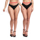 High Waist Fishnet Tights, Thigh High Suspender Stockings