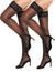 Women's Lace Top Thigh High Sheer Stockings Antiskid Silicone Ultra Shimmery Pantyhose