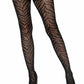 Women's Plus Size Fishnets, Stretchy Net Patterned Tights for Women with Designs