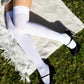 Women's Solid Hue Thigh Highs
