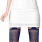 6 Pairs Fishnet Stockings for Women Plus Size Thigh-high Tights Stockings Suspender Pantyhose Garter Belts