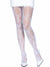 Women's Plus Size Fishnets, Stretchy Net Patterned Tights for Women with Designs