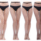 High Waist Fishnet Tights, Thigh High Suspender Stockings