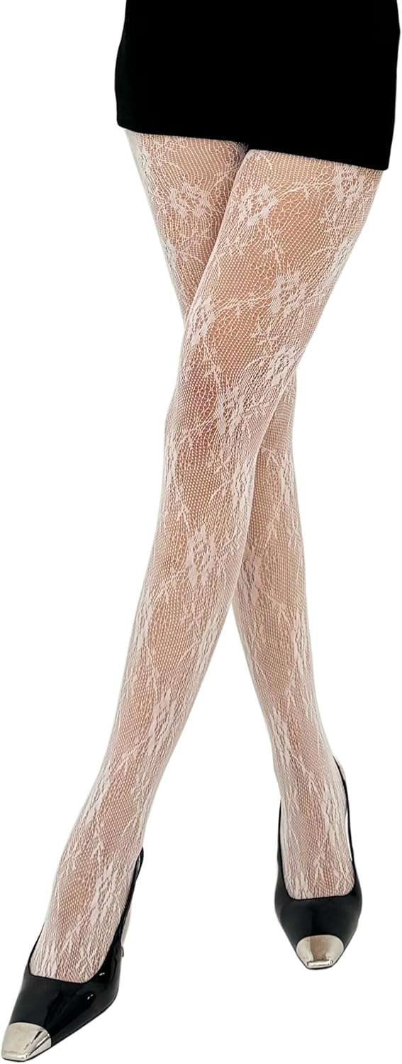 High Waist Fishnet Tights, Thigh High Suspender Stockings