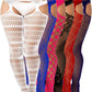 6 Pairs Fishnet Stockings for Women Plus Size Thigh-high Tights Stockings Suspender Pantyhose Garter Belts