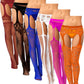 6 Pairs Fishnet Stockings for Women Plus Size Thigh-high Tights Stockings Suspender Pantyhose Garter Belts