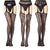 High Waist Fishnet Tights, Thigh High Suspender Stockings