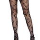 Women's Plus Size Fishnets, Stretchy Net Patterned Tights for Women with Designs