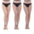 High Waist Fishnet Tights, Thigh High Suspender Stockings